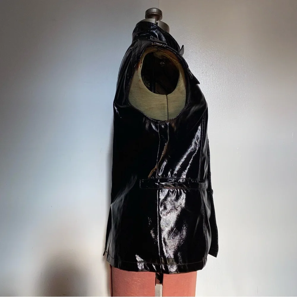 Punk Rave PVC Vest Black Size-S - Picture 2 of 10
